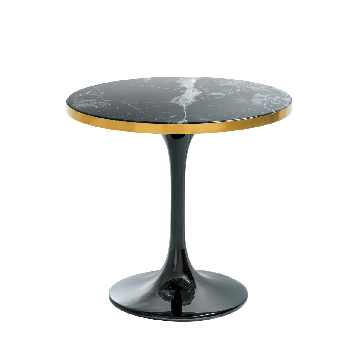 Parme Side Table Faux Marble 55 cm