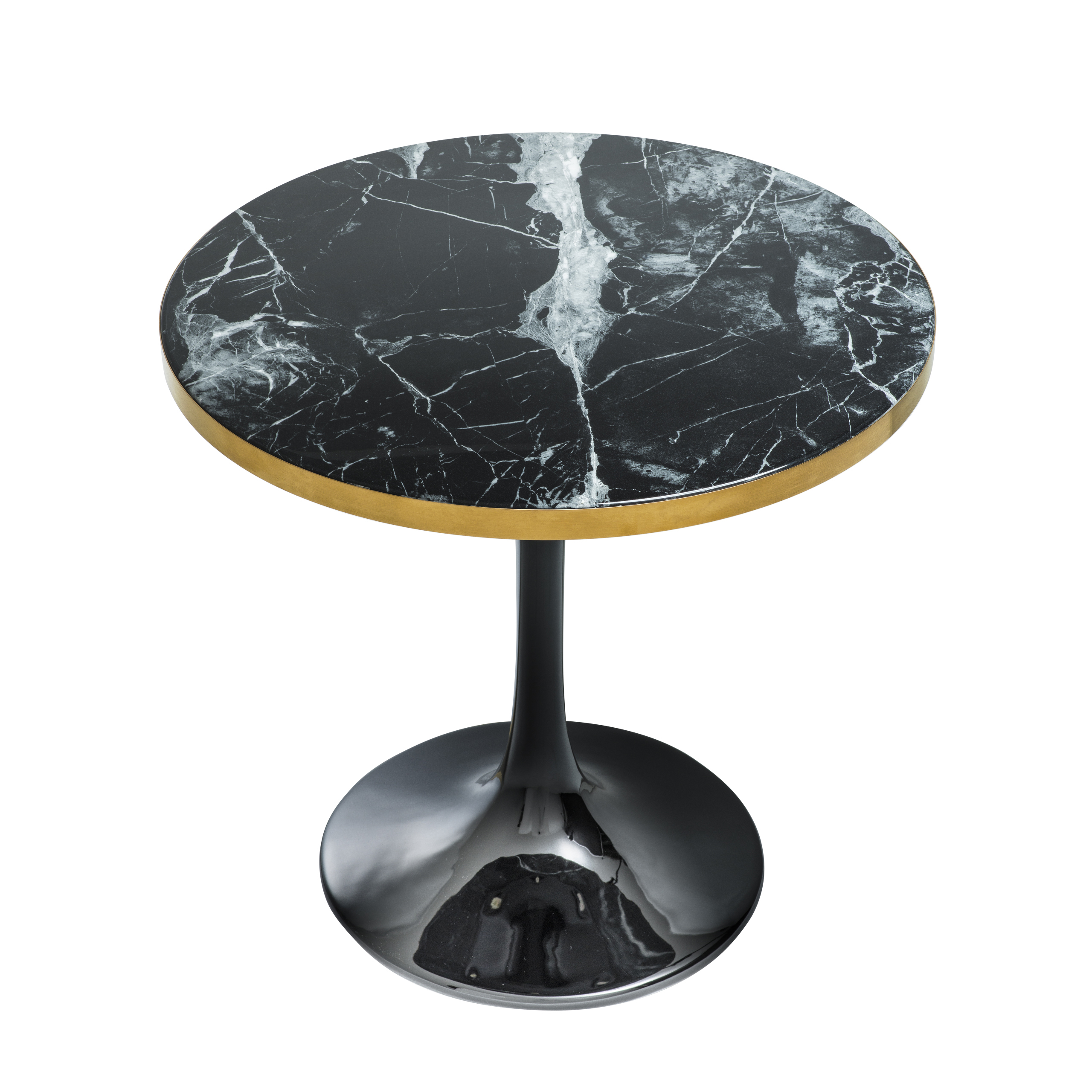 Parme Side Table Faux Marble 55 cm