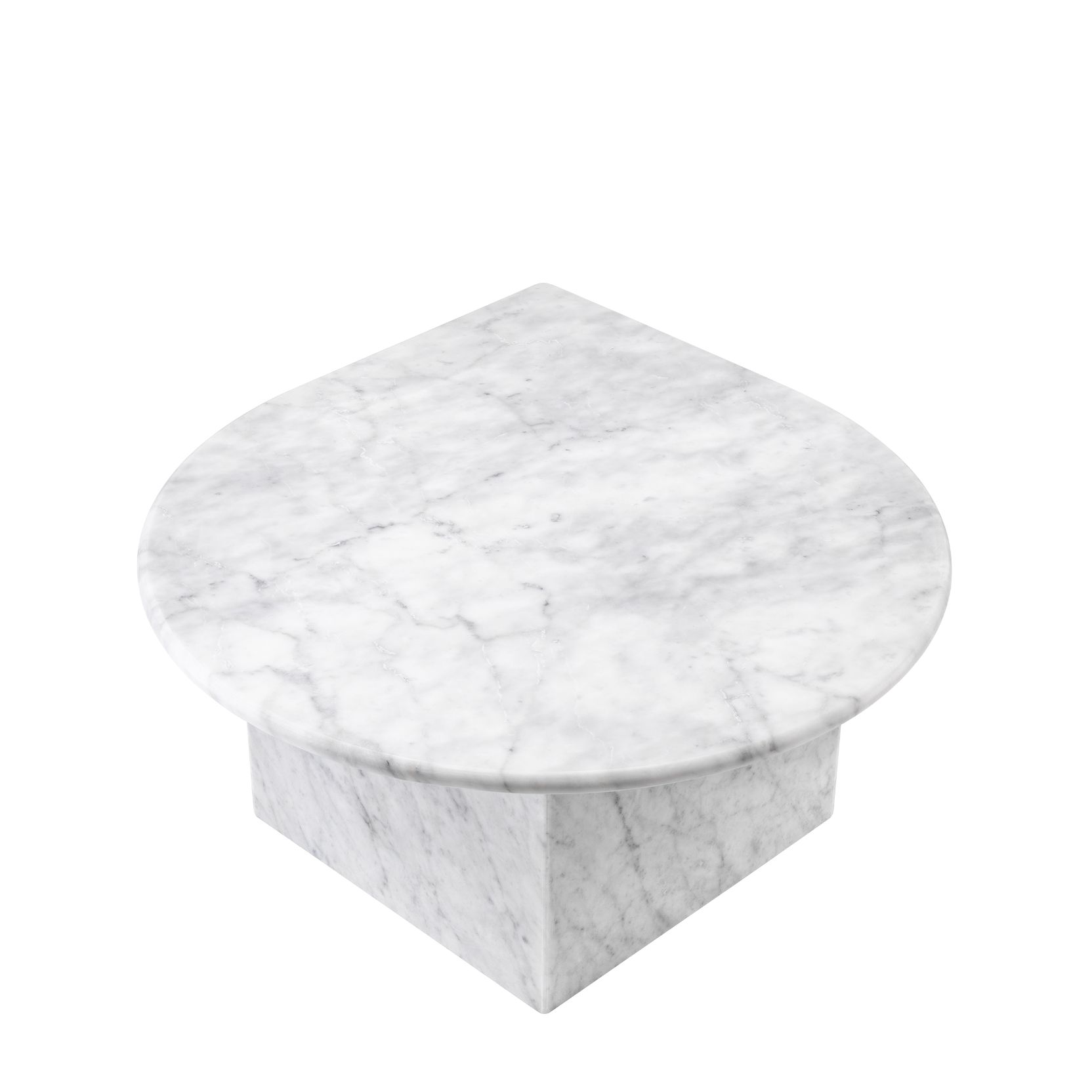 Naples Coffee Table Set of 3 Marble 83 cm