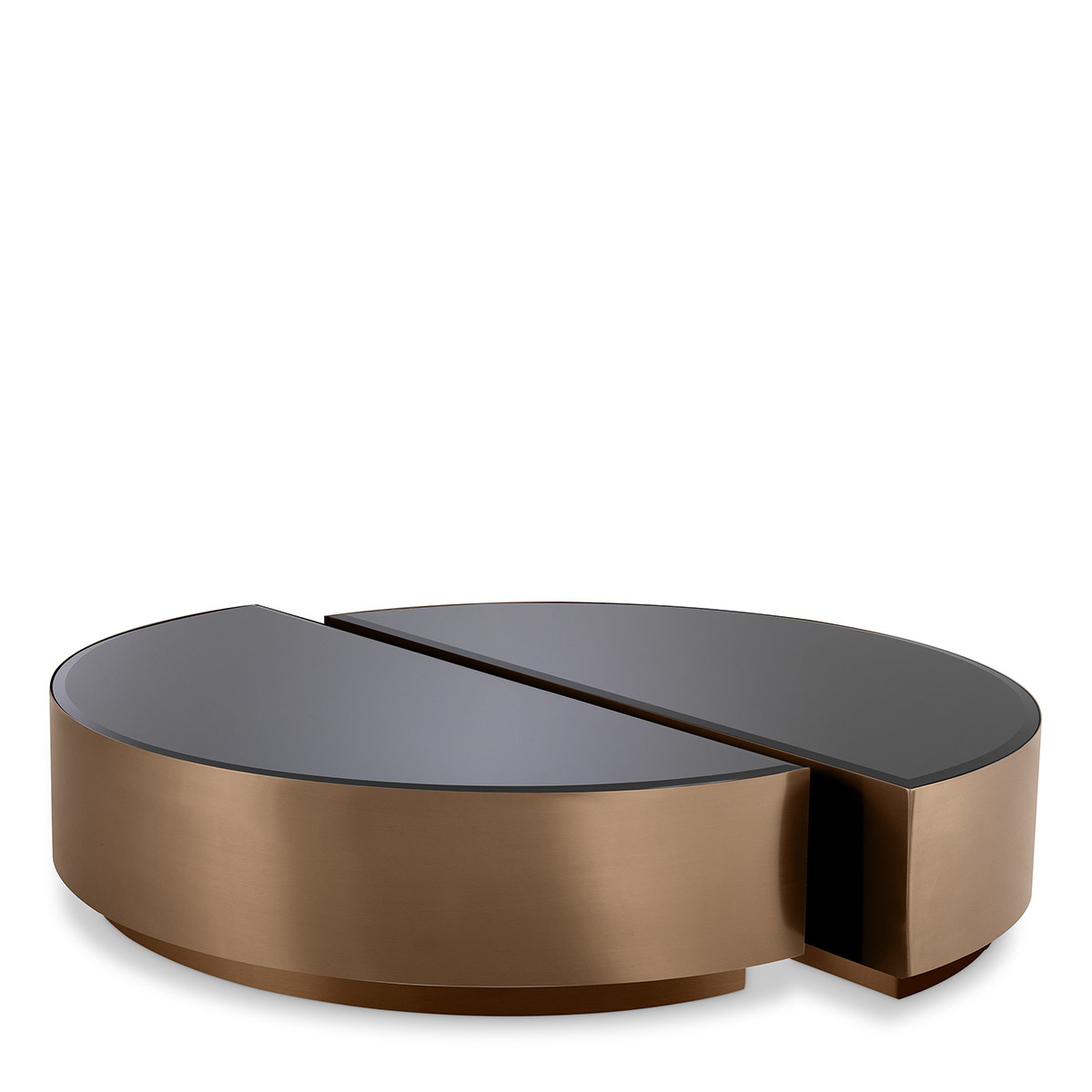 Astra Coffee Table Set of 2 Copper 120 cm