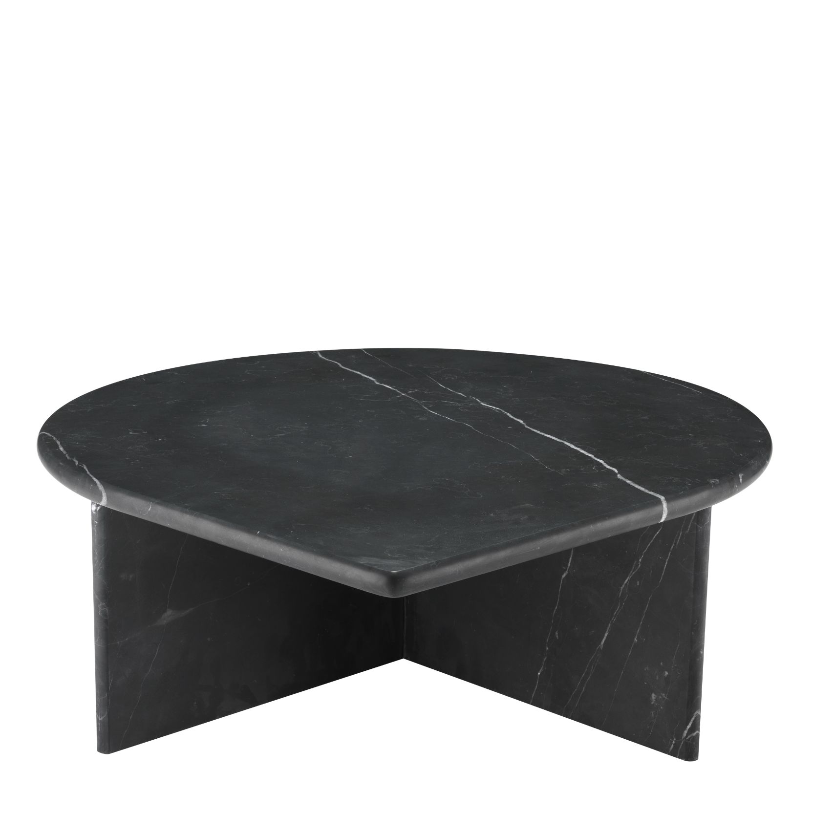 Naples Coffee Table Set of 3 Marble 83 cm