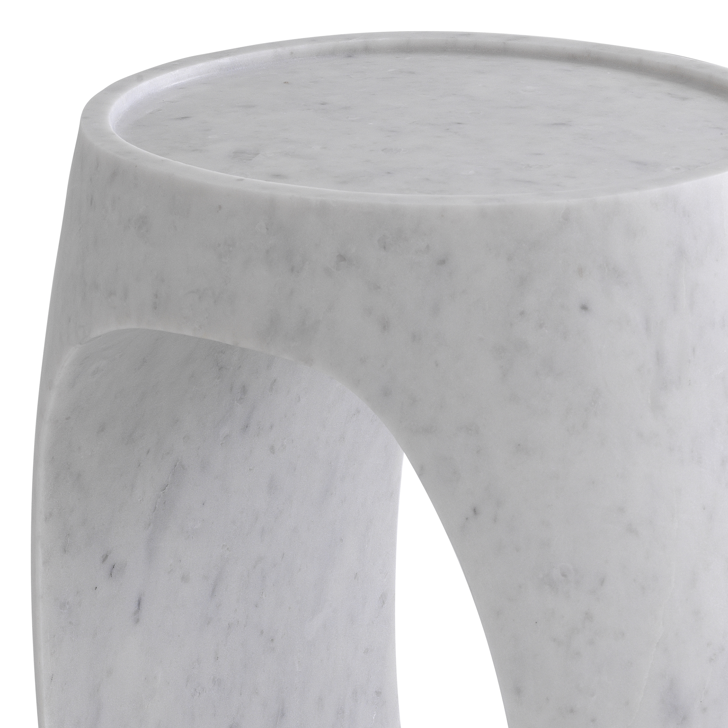 Clipper High Side Table Marble 37 cm