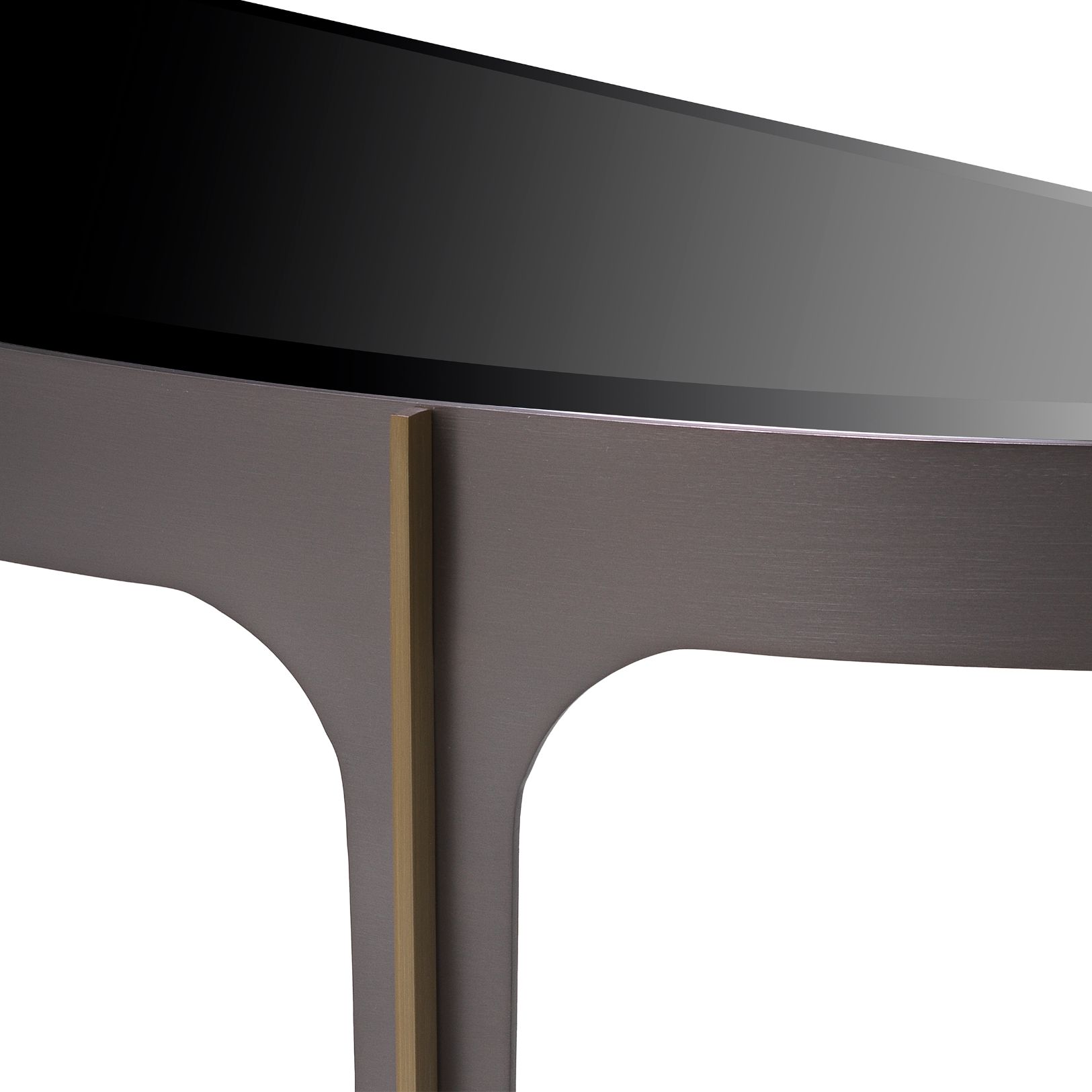 Artemisa Console Table Bronze/Glass 102.5 cm