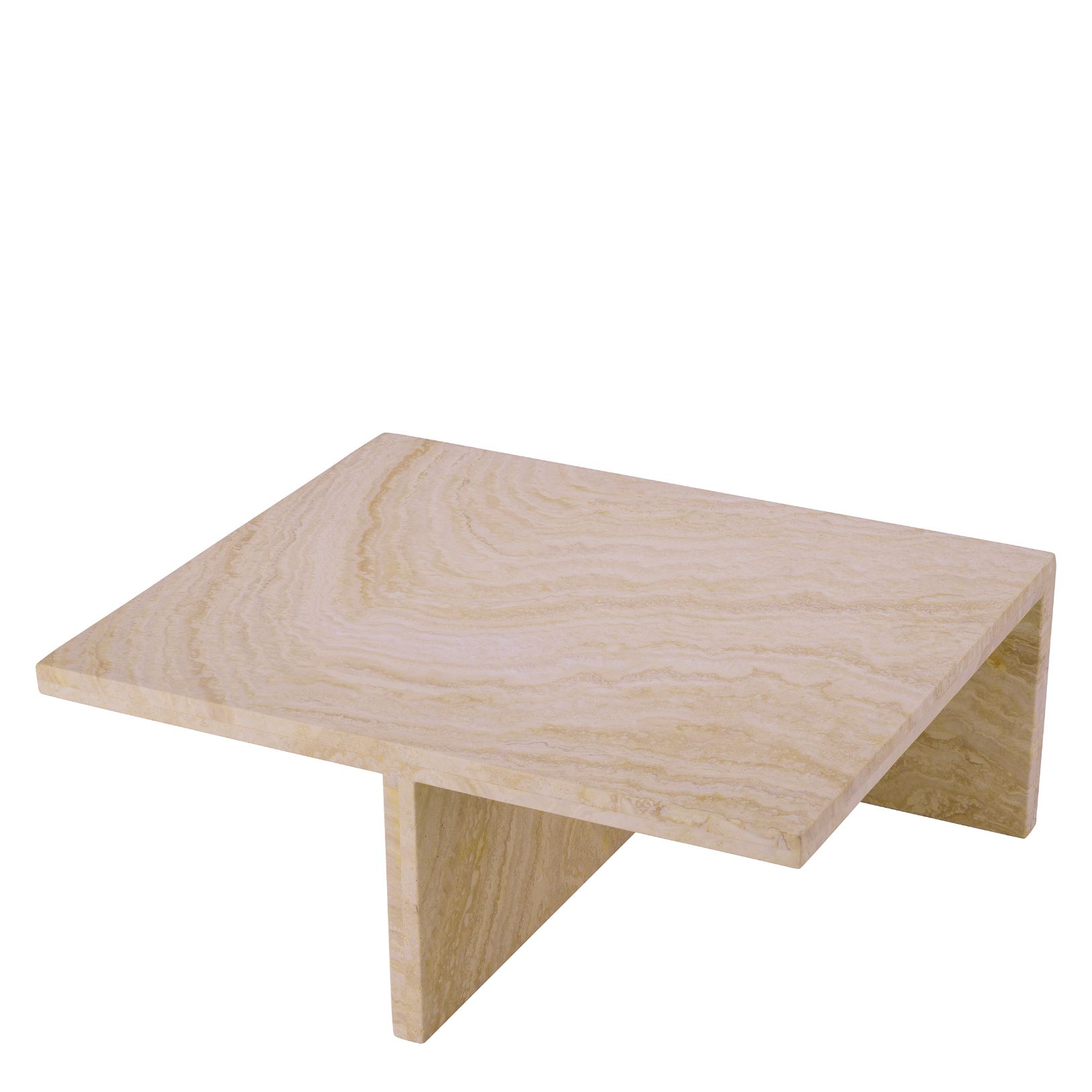 Amara High Coffee Table Travertine 70 cm