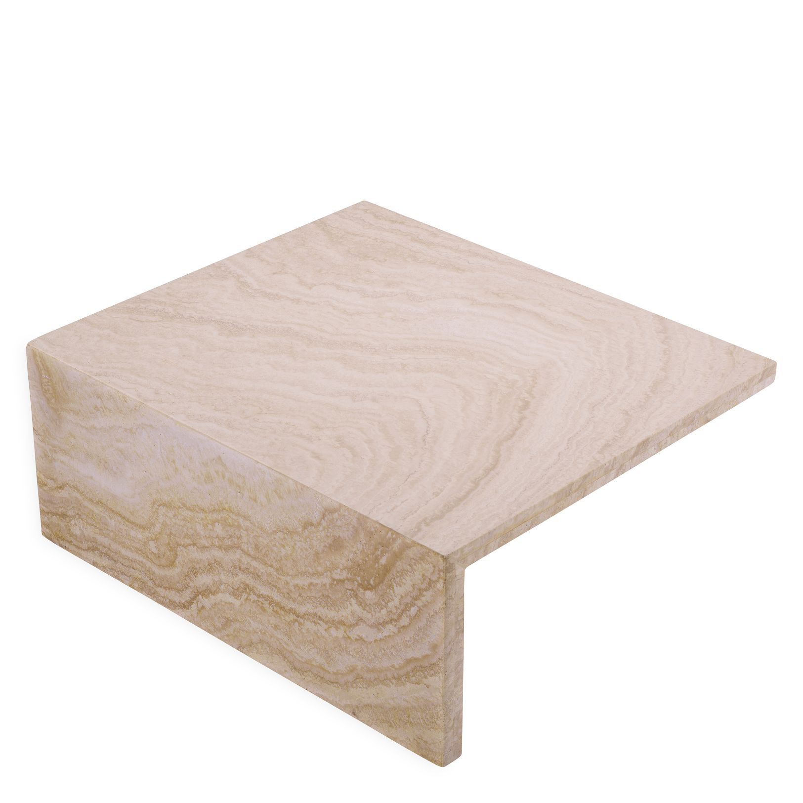 Amara High Coffee Table Travertine 70 cm