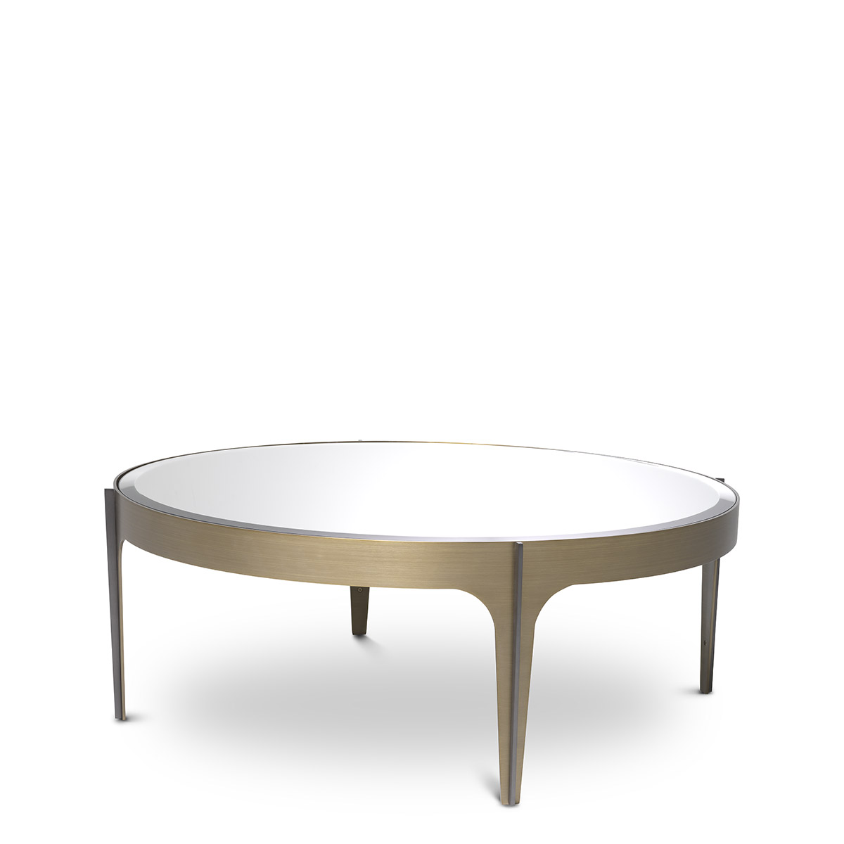 Artemisa S Coffee Table Brass/Glass 94 cm