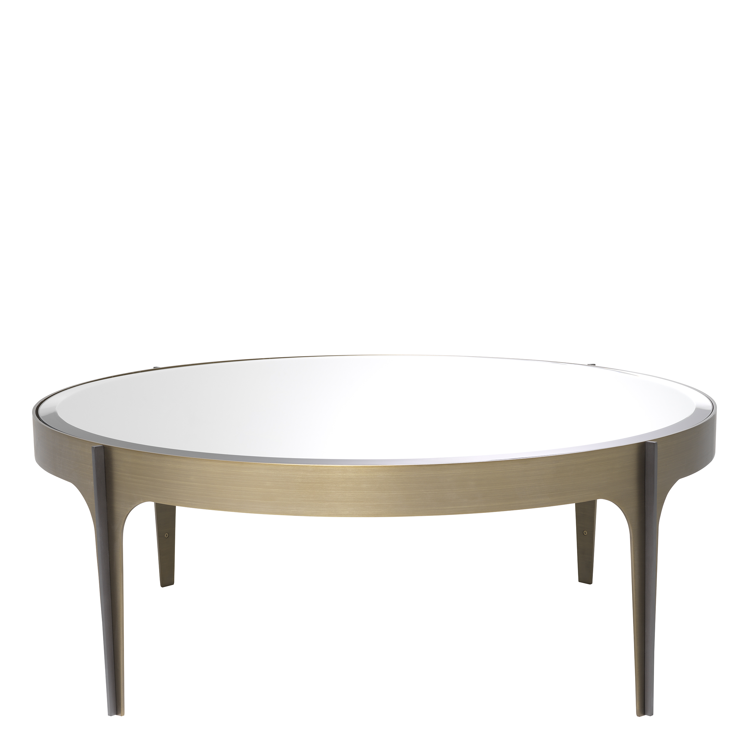 Artemisa S Coffee Table Brass/Glass 94 cm