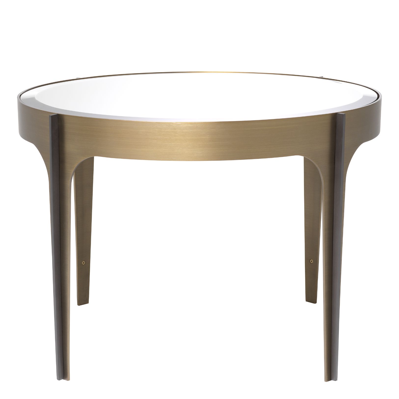 Artemisa Side Table Brass/Glass 64 cm