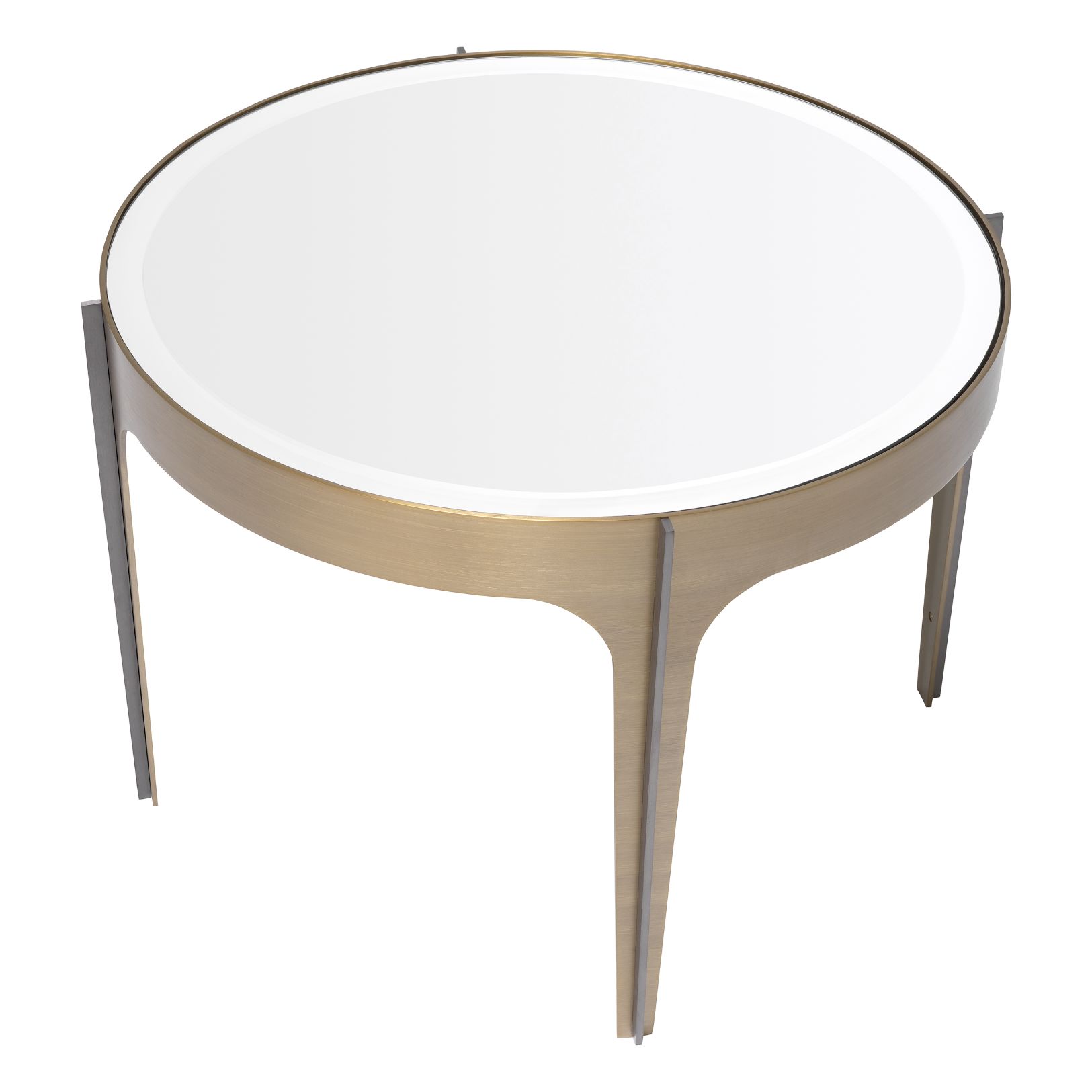 Artemisa Side Table Brass/Glass 64 cm