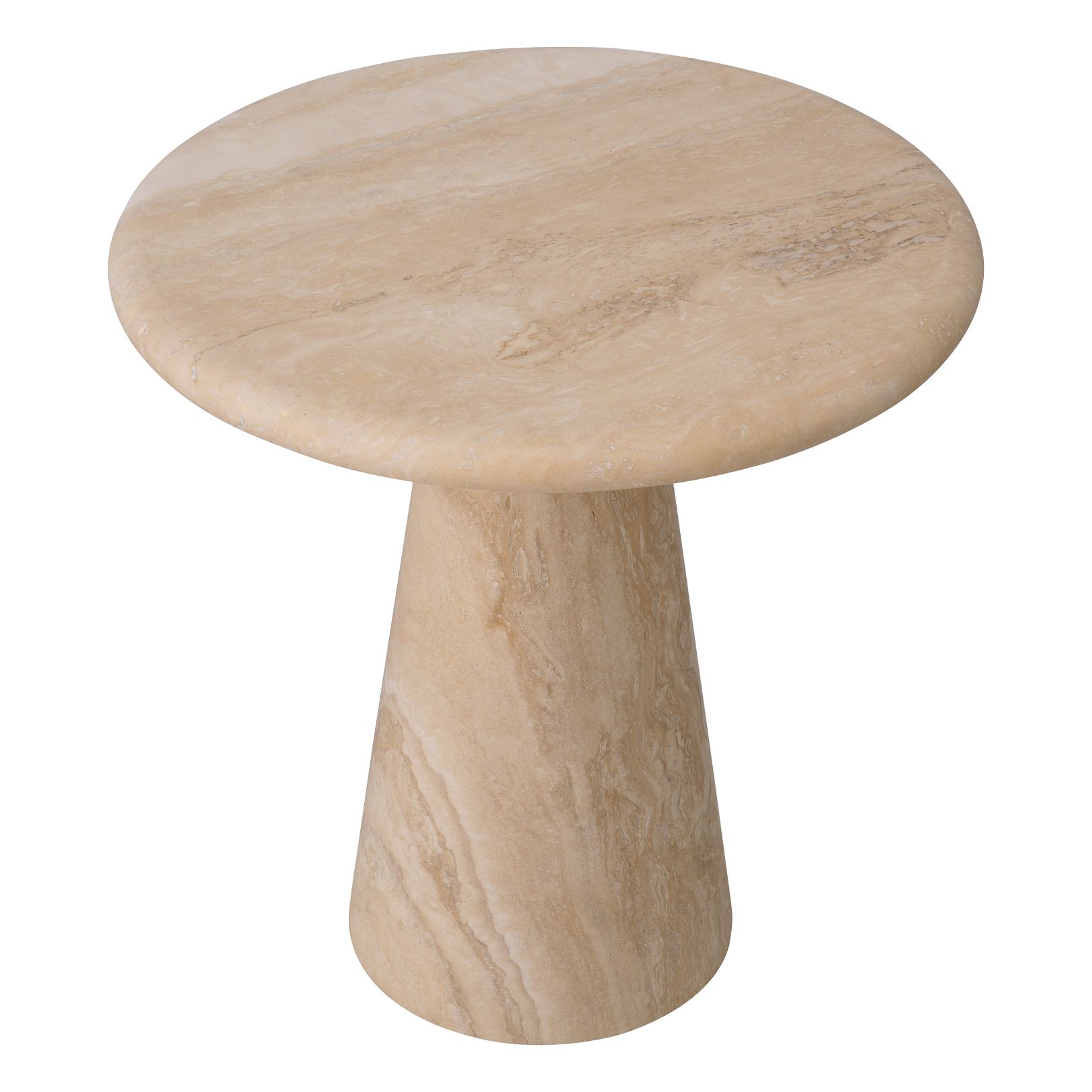 Adriana S Side Table Travertine 45 cm