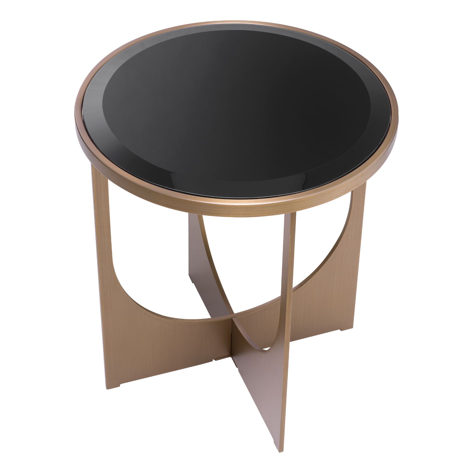 Elegance Side Table Brass/Glass 40.5 cm