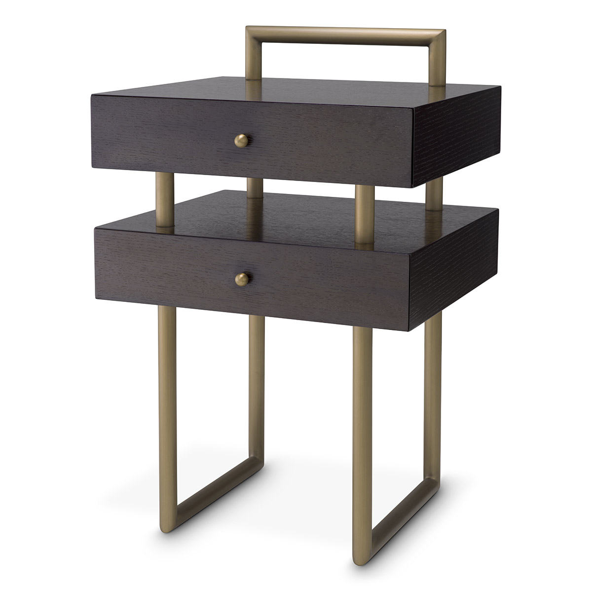 Bedini Side Table Brass 50 cm