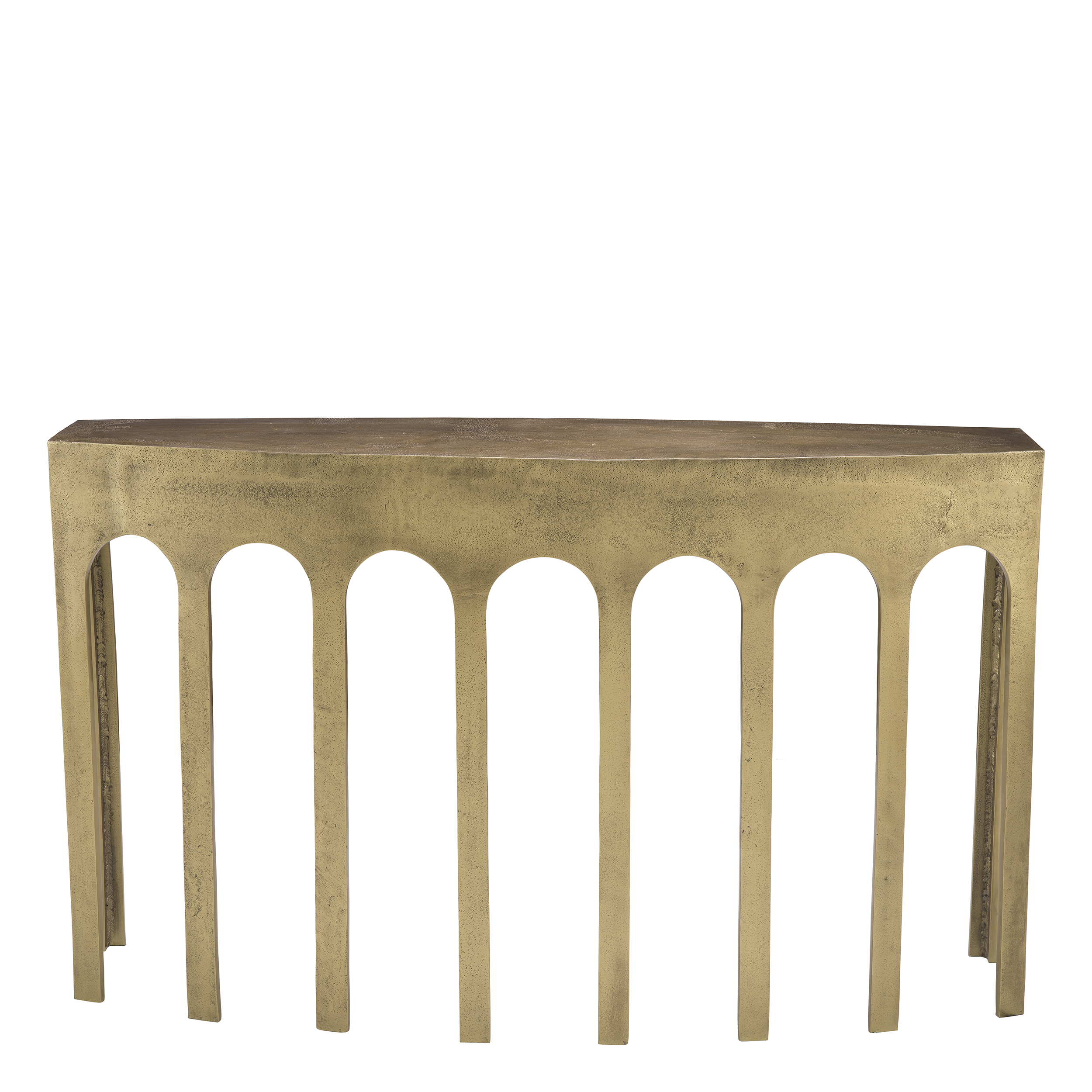 Gardini Console Table Vintage Brass 132 cm