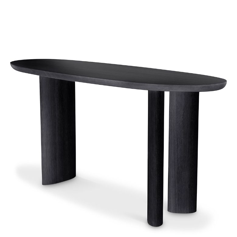 Lindner Console Table Black 156.5 cm