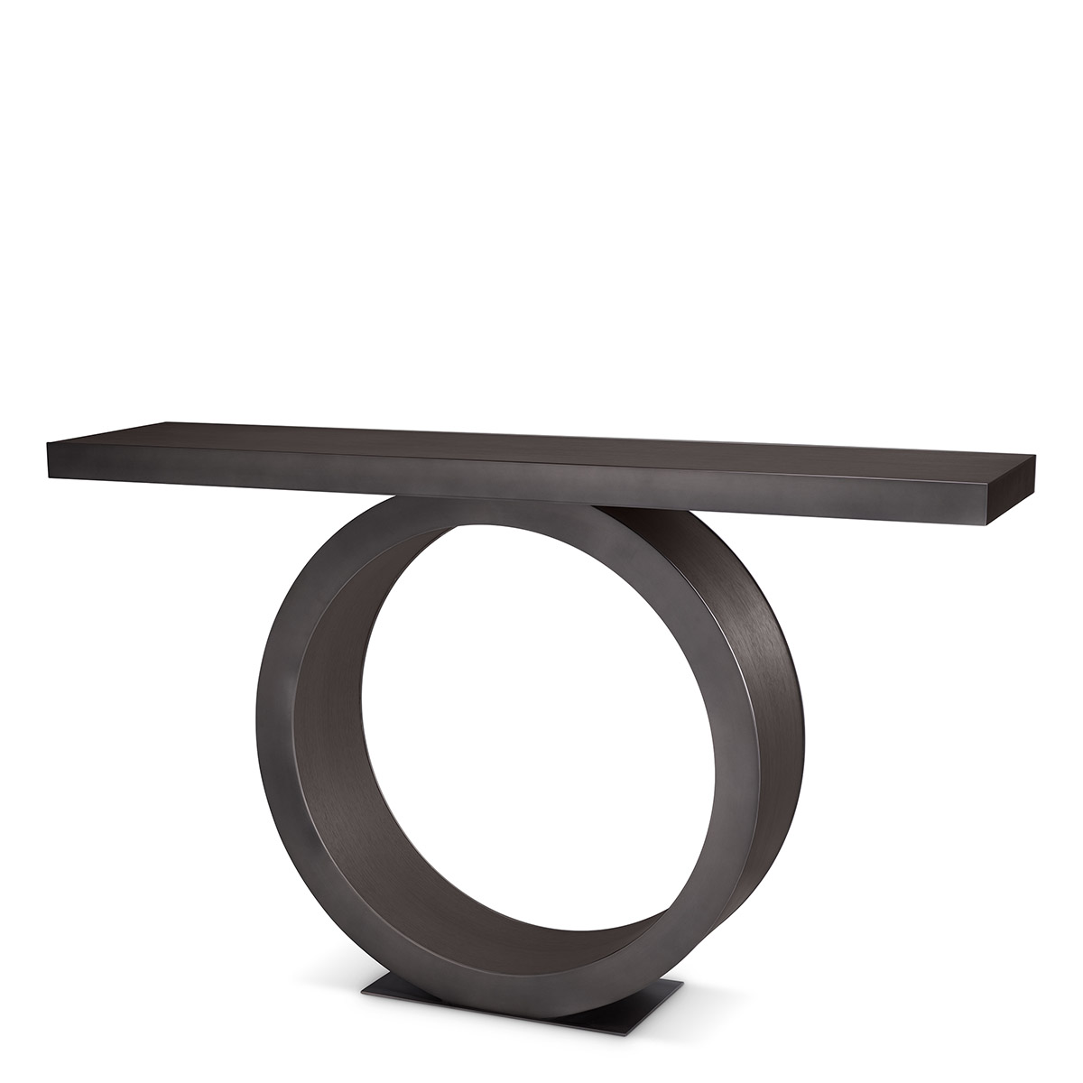 Odis Console Table Oak/Bronze 130 cm