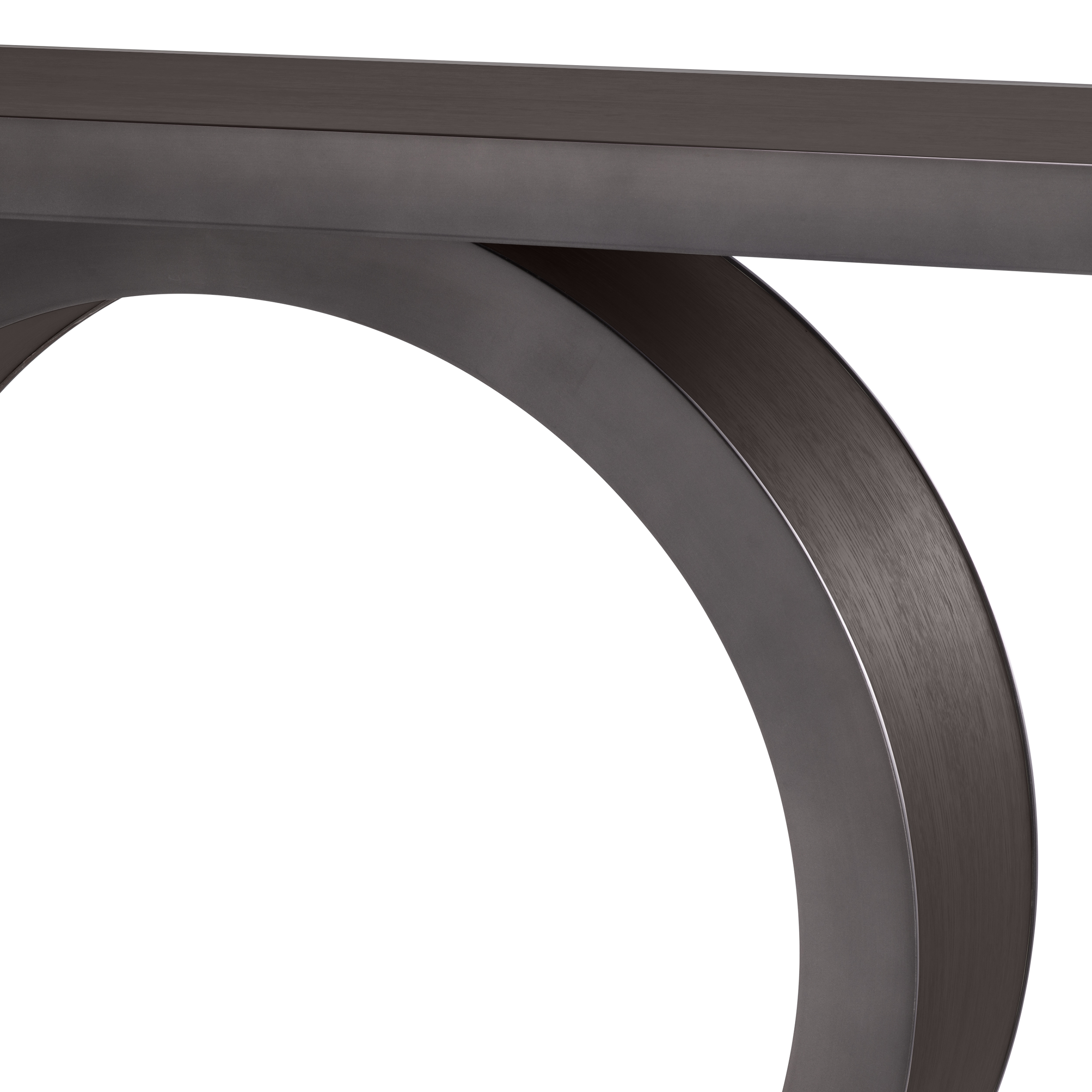 Odis Console Table Oak/Bronze 130 cm