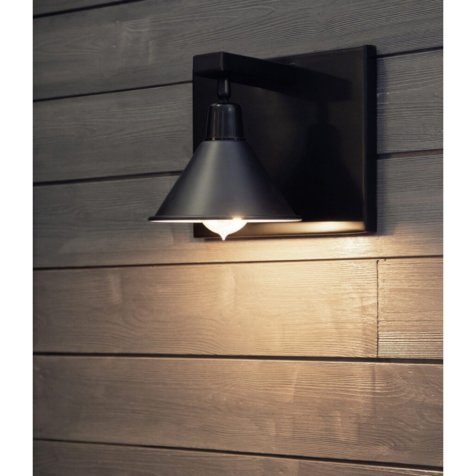 Anzio Single Wall Lamp Black