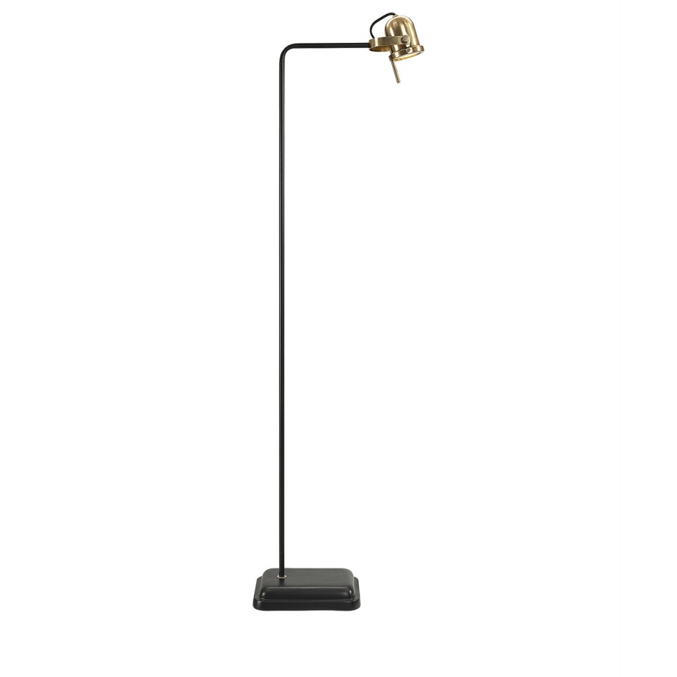 Leipzig Golvlampa Svart/Antik Brons 140cm