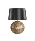 Colt Medium Table Lamp Brown Mango Wood 39cm