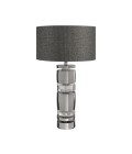 Armando Plexi Table Lamp Shiny Black Nickel 63cm