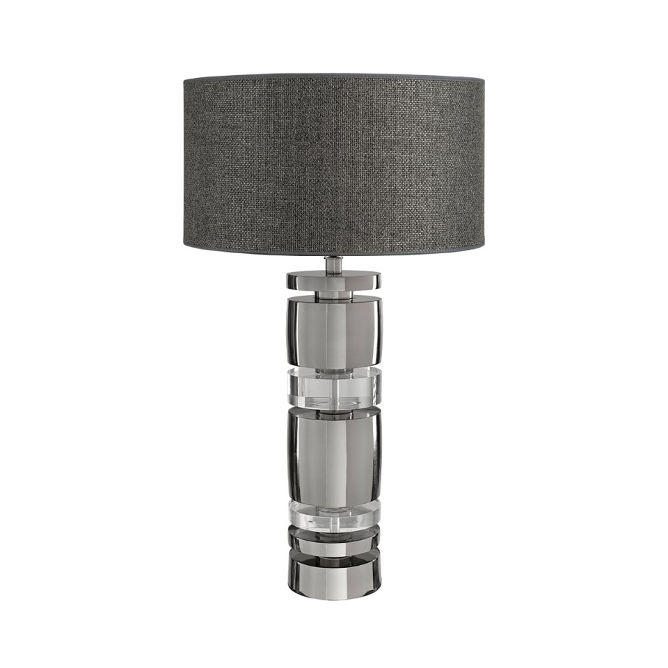 Armando Plexi Table Lamp Shiny Black Nickel 63cm