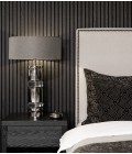 Armando Plexi Table Lamp Shiny Black Nickel 63cm