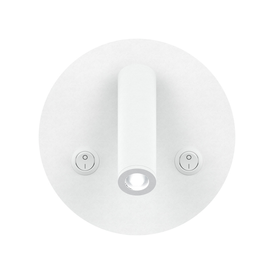 Bergdala hotel wall light white 14cm