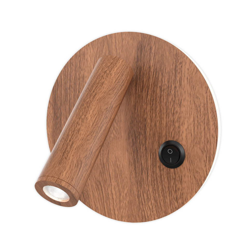 Bergdala hotel wall light wood 14cm