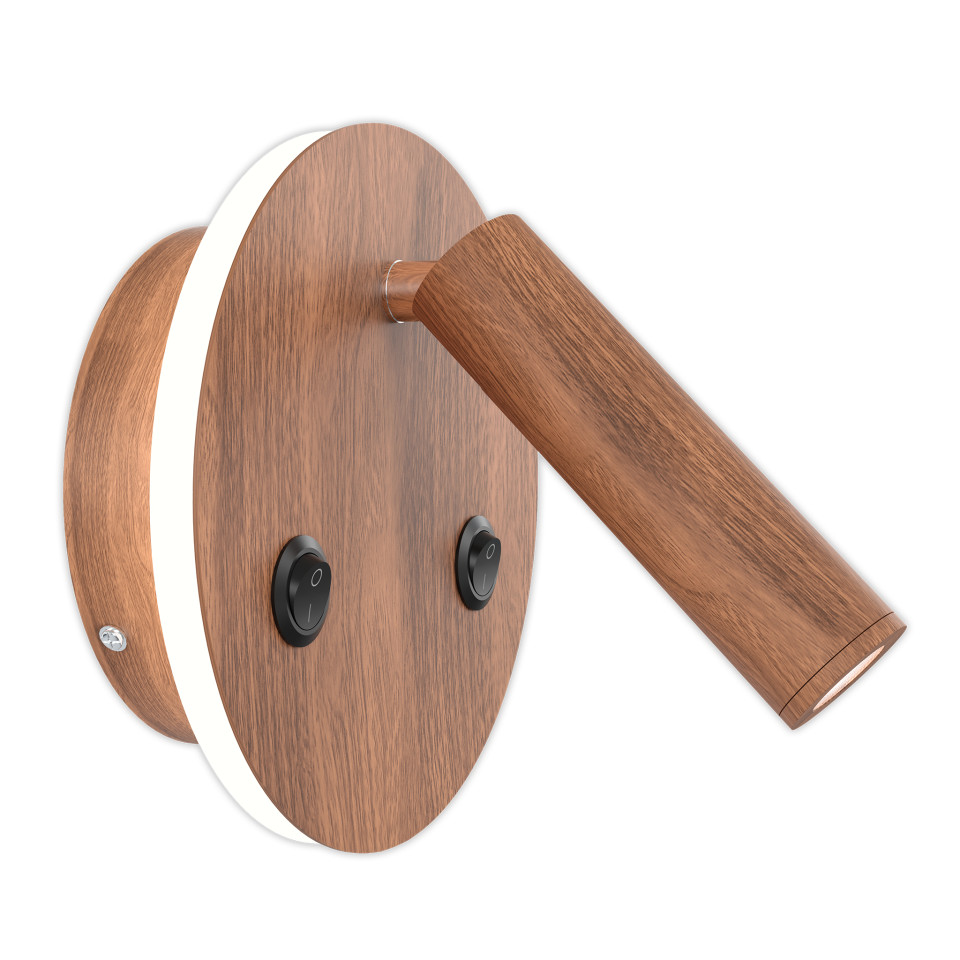 Bergdala hotel wall light wood 14cm