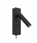 Gibo hotel wall light black 18.6cm