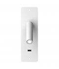 Gibo recessed hotel wall light white 22.6cm