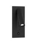 Lunda hotel wall light black 18cm