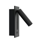 Lunda hotel wall light black 18cm