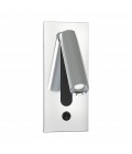 Lunda hotel wall light chrome 18cm