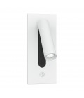 Lunda hotel wall light white 18cm