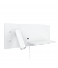 Rimbo hotel wall light white left 35cm