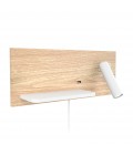 Rimbo hotel wall light wood right 35cm