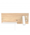 Rimbo hotel wall light wood right 35cm