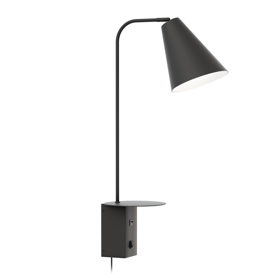 Vickelby hotel wall light black 70cm