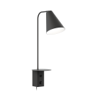 Vickelby hotel wall light black 70cm