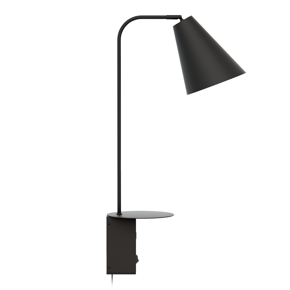 Vickelby hotel wall light black 70cm