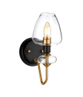 Armand Wall Lamp Brass/Glass 30.8cm