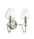 Armand Wall Lamp Nickel/Glass 30.9cm