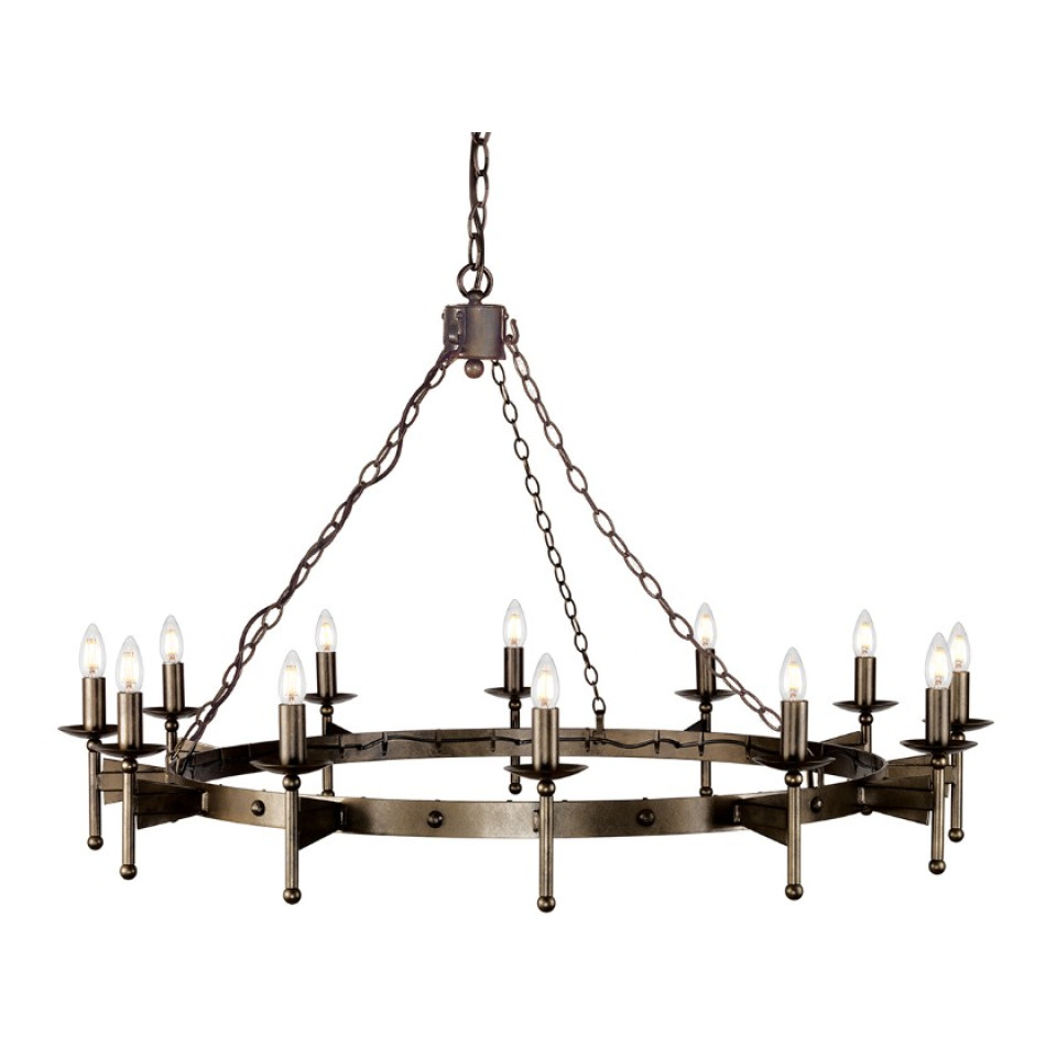 Cromwell Chandelier Bronze 130cm