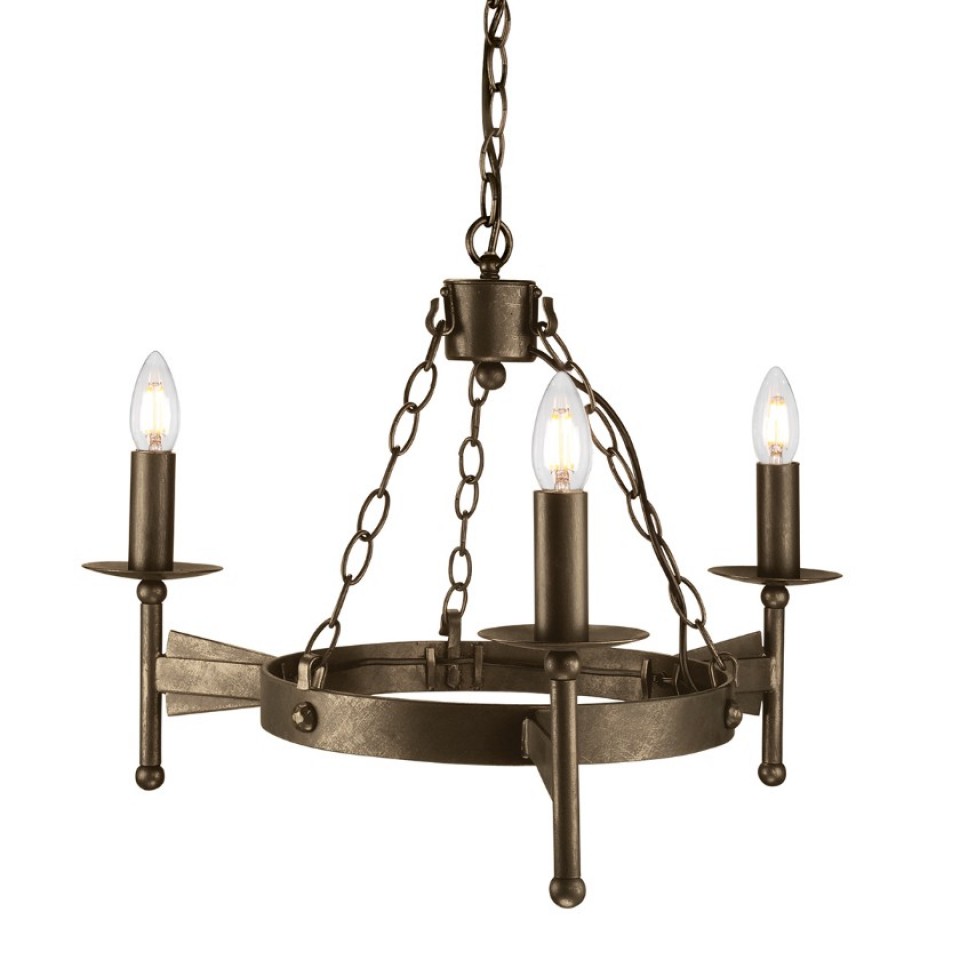 Cromwell Chandelier Bronze 60cm