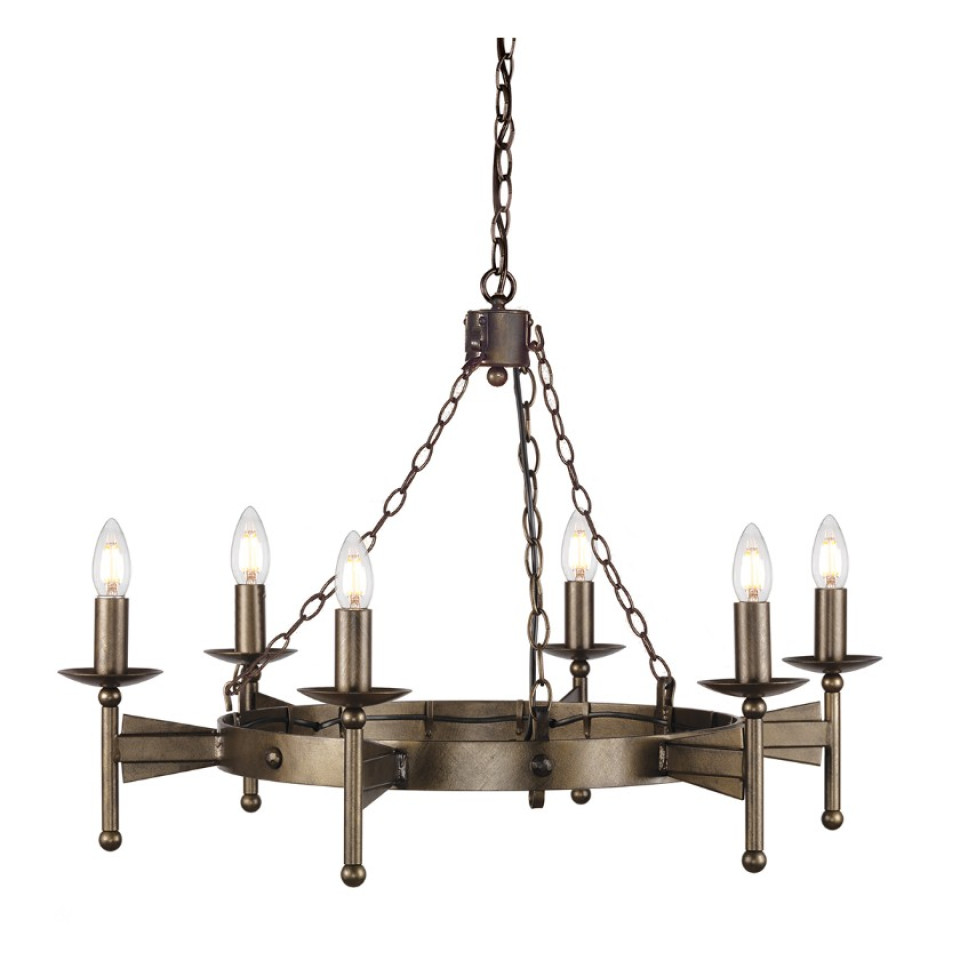 Cromwell Chandelier Bronze 81cm