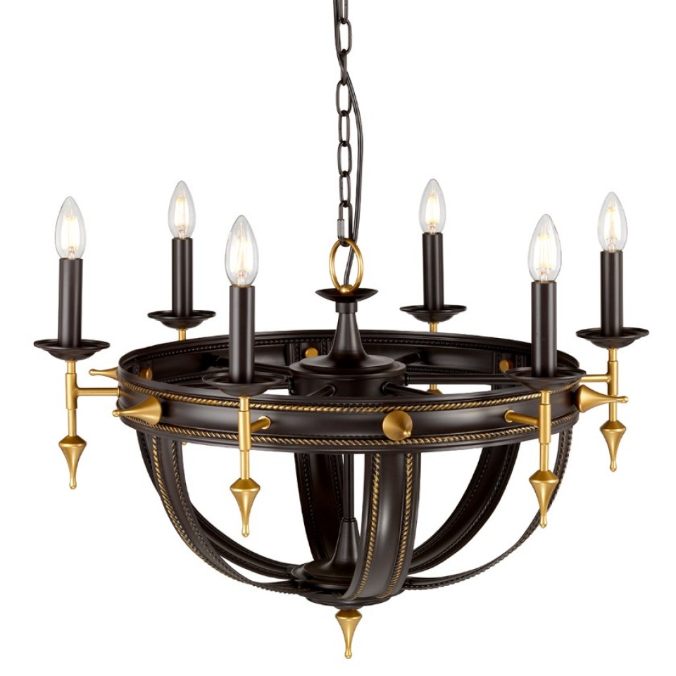 Regal Chandelier Steel 71.2cm