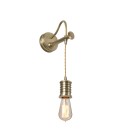 Douille 1-Lt Wall Lamp Aged Brass 32.4cm-122.4cm