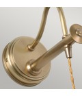 Douille 1-Lt Wall Lamp Aged Brass 32.4cm-122.4cm