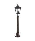 Cotswold Lane 2-Lt Outdoor Pillar Light Grecian Bronze 110cm